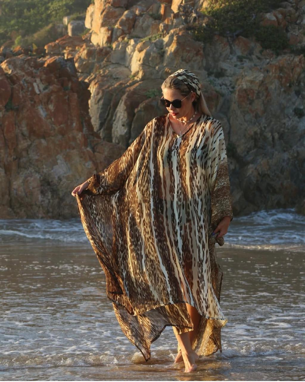 Pineapples & Dragonflies - Kaftan | Wild Oasis