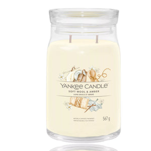 Yankee Candle - Soft Wool & Amber –  Signature Large Jar