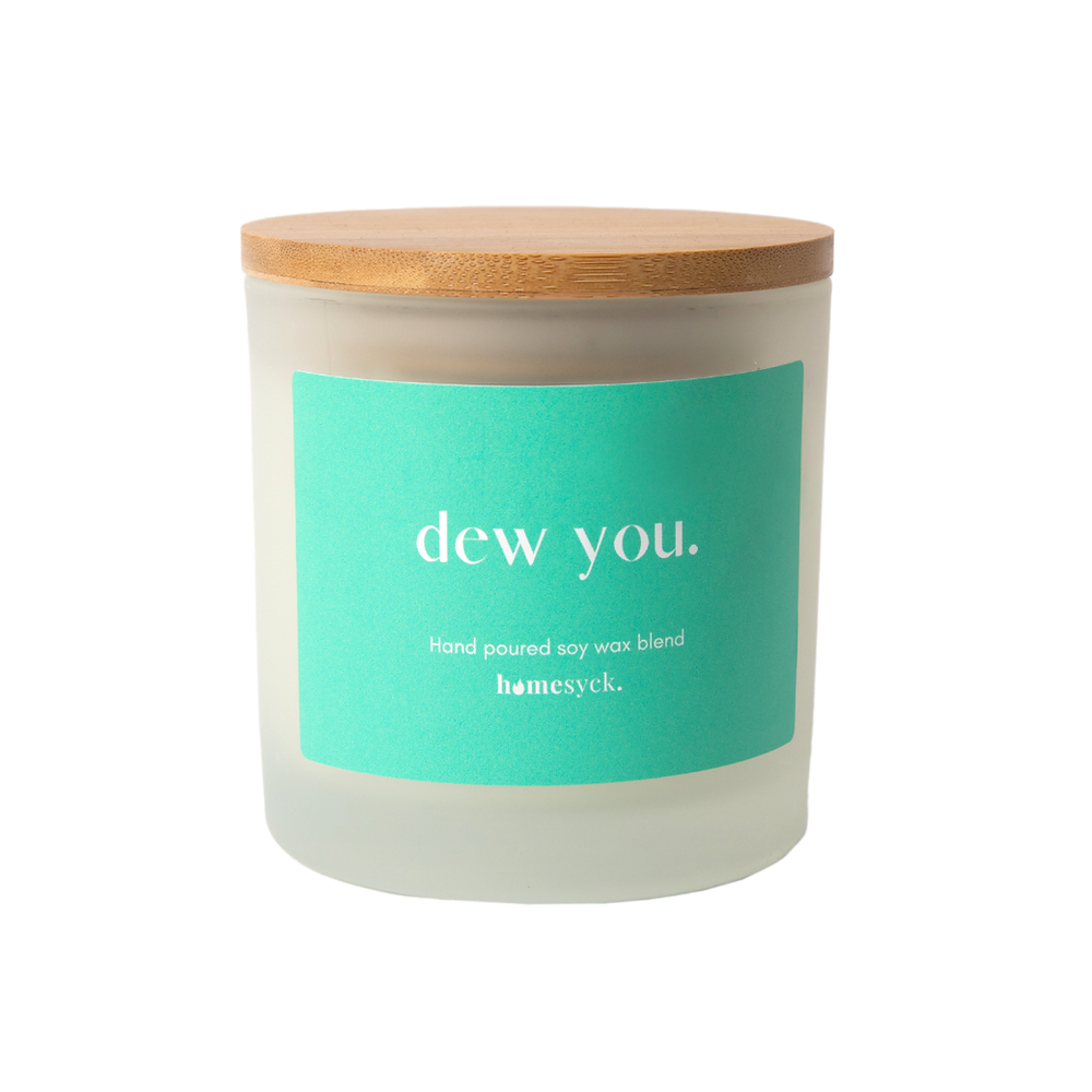 Homesyck Soy Wax Massage Candles - Dew You