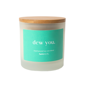 Homesyck Soy Wax Massage Candles - Dew You