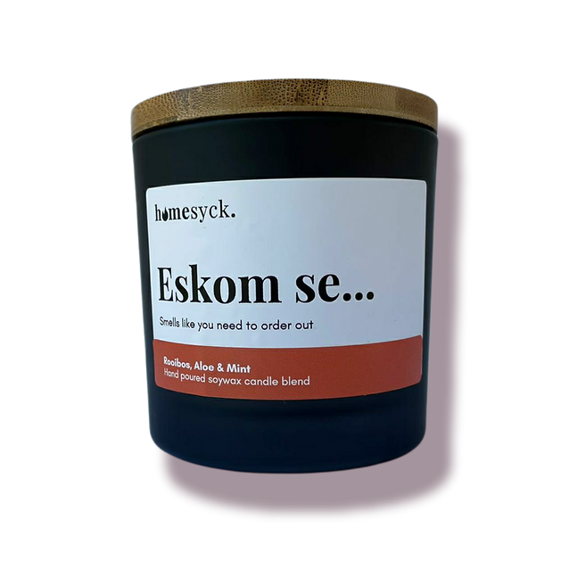 Homesyck Soy Wax Massage Candles - Eskom Se...