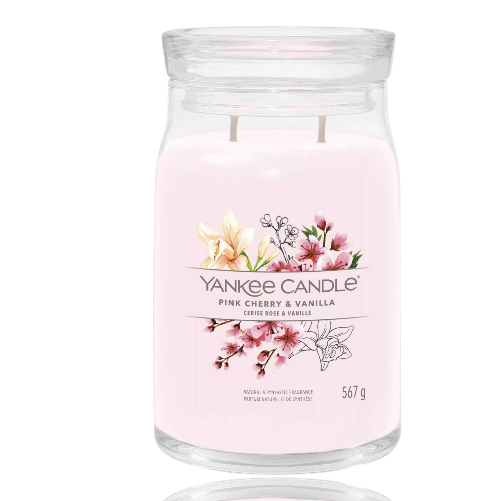 Yankee Candle - Pink Cherry & Vanilla –  Signature Large Jar