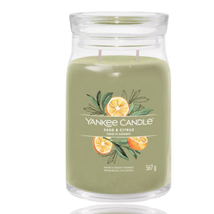 Yankee Candle - Sage & Citrus –  Signature Large Jar