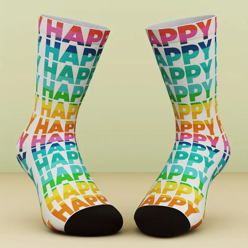 Sole Mates - Bamboo Blend Unisex Socks | Happy Vibes