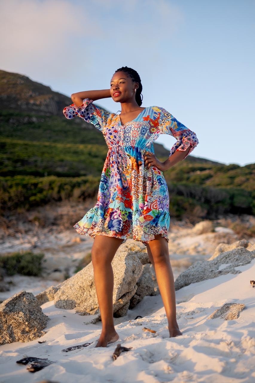 Iconic - Giselle Dress | Melkbos to Morocco Print