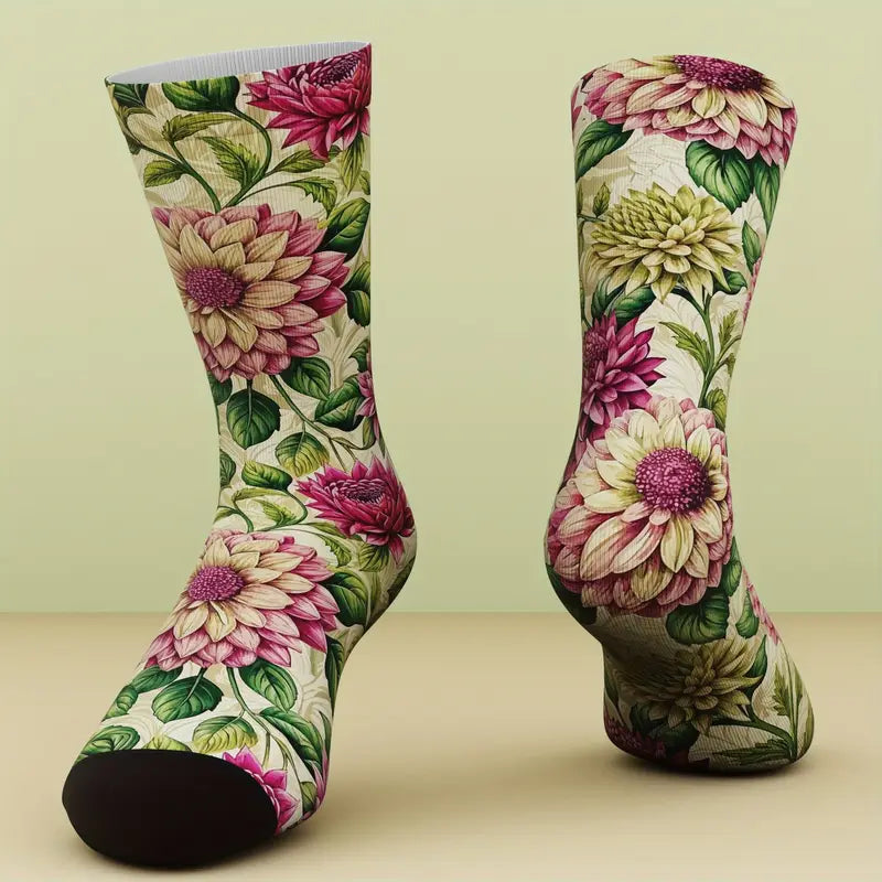 Sole Mates - Bamboo Blend Unisex Socks | Flower Power