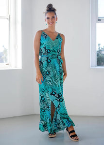 Iconic Ocean Collection - Oceana Dress in Aqua Blue