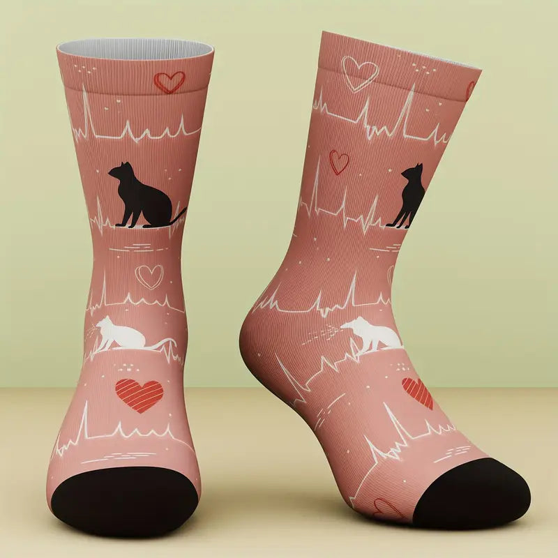 Sole Mates - Bamboo Blend Unisex Socks | Cat Beat
