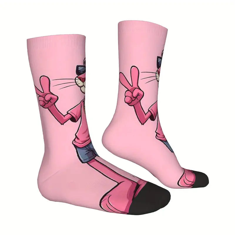 Sole Mates - Bamboo Blend Unisex Socks | Pink Panther