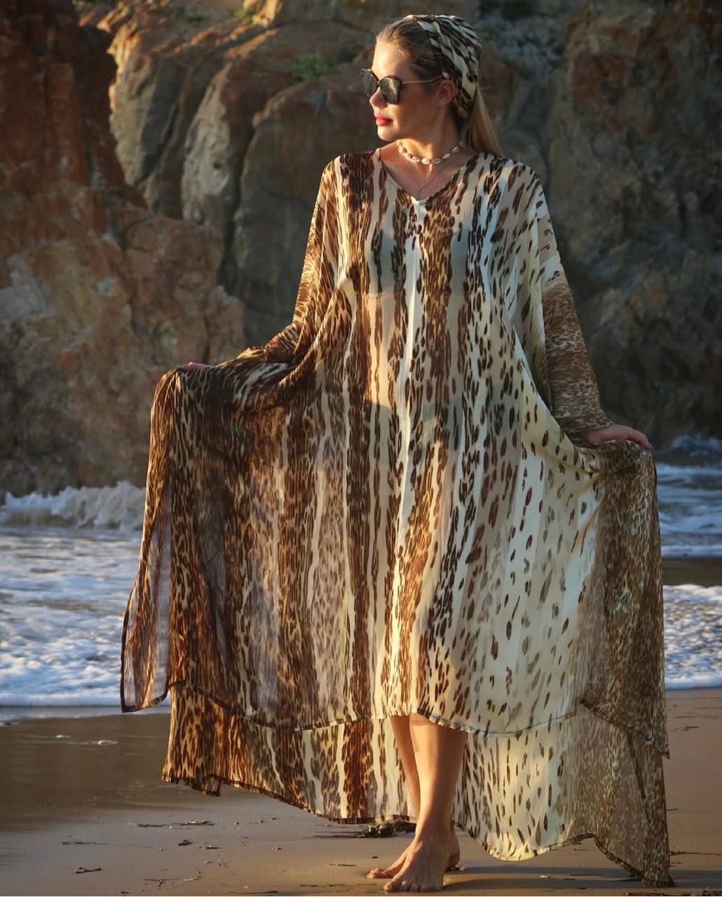 Pineapples & Dragonflies - Kaftan | Wild Oasis
