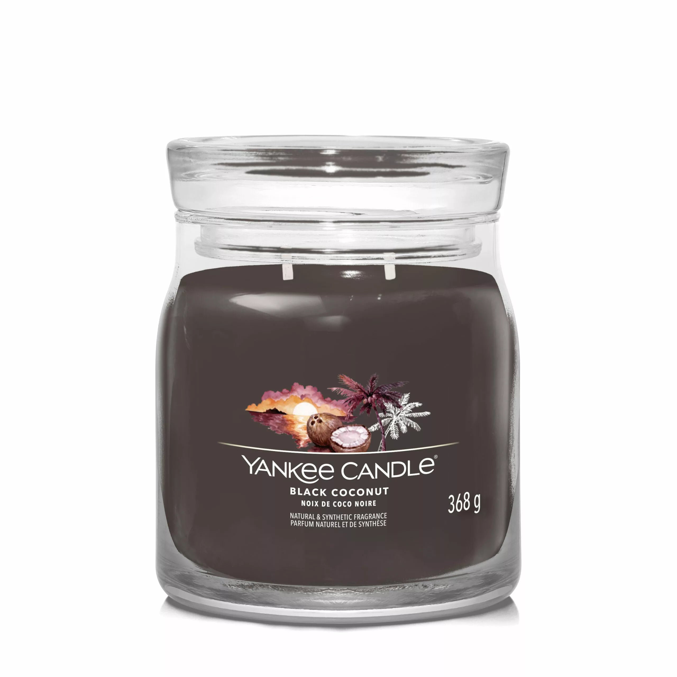 Yankee Candle - Black Coconut – Medium Signature Jar