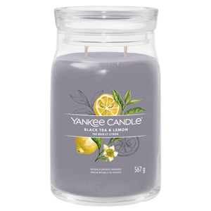 Yankee Candle - Black Tea & Lemon – Large Jar