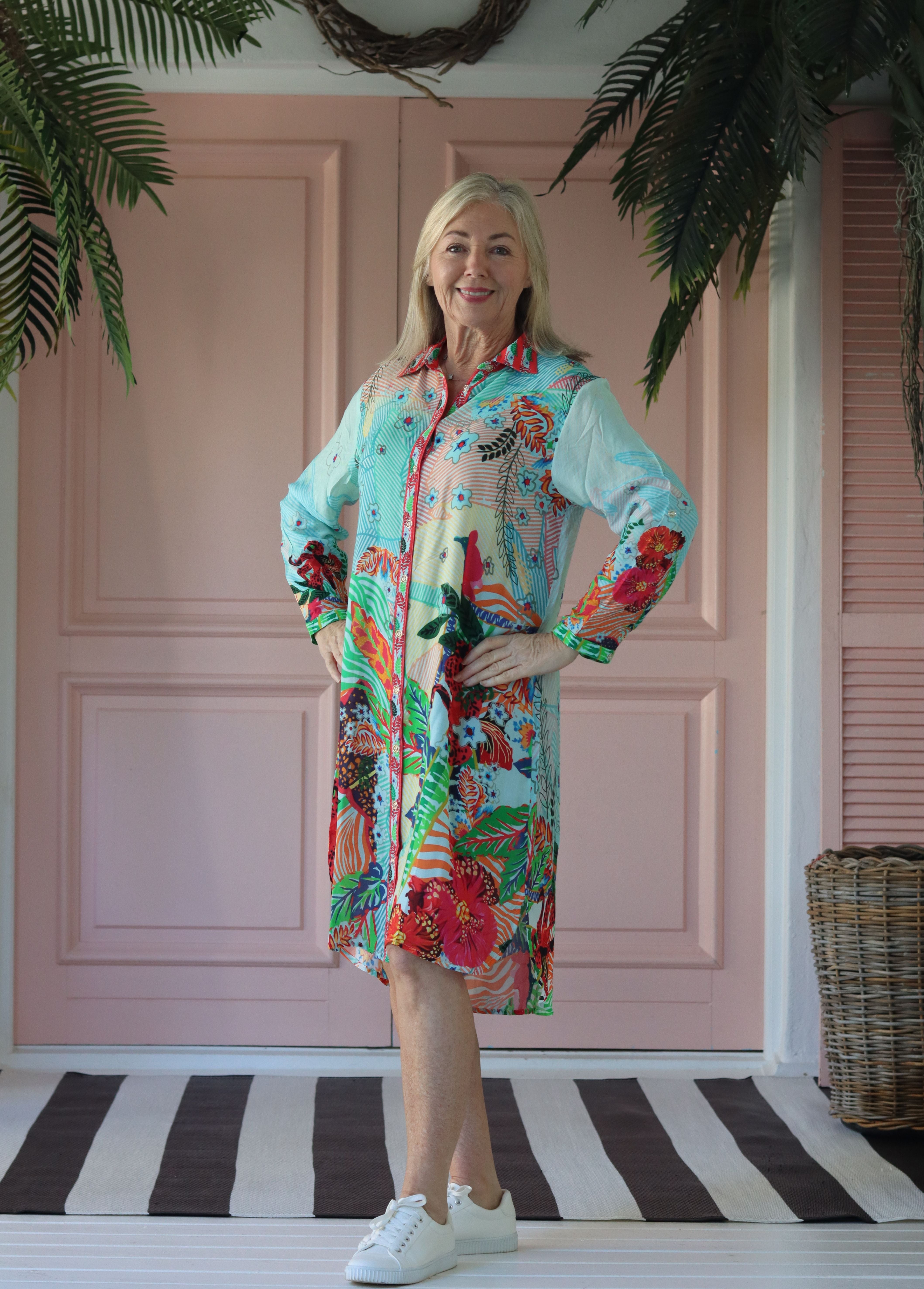 Frock ń Roll - Madison Dress Short |Abstract Jungle