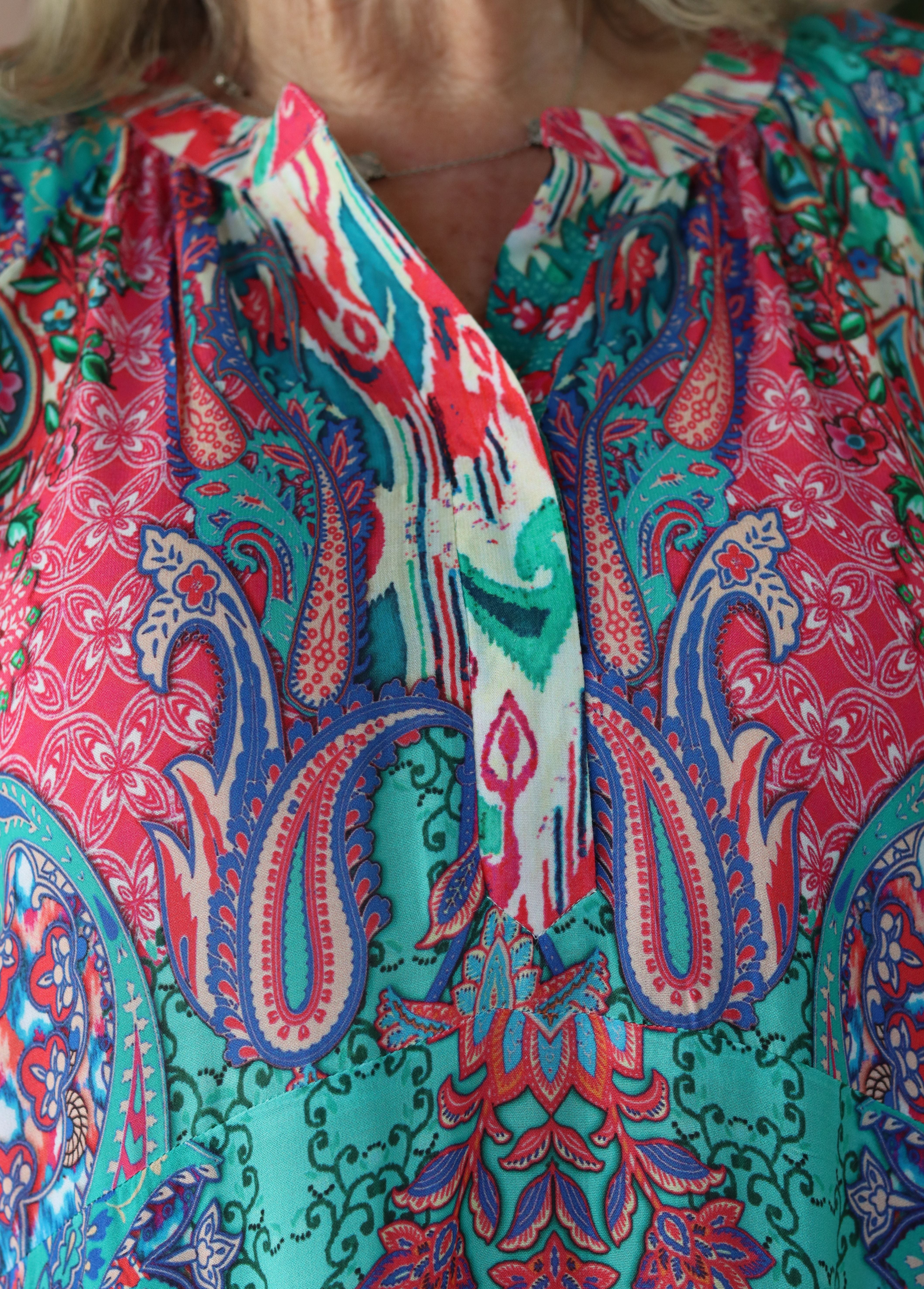 Frock ń Roll - Ava | Blue Turquoise Paisley