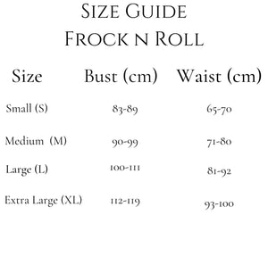 Frock ń Roll - Madison Dress Teal Rose