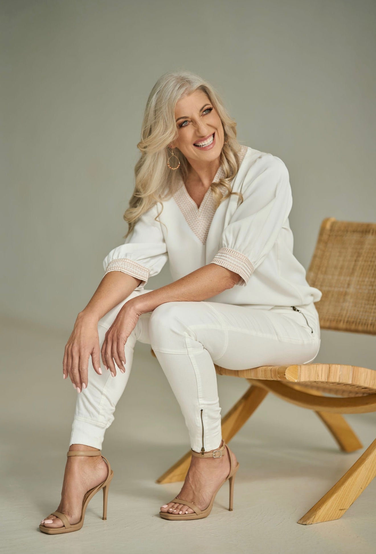 Bon Bon Collection - Milk Embroidered Blouse