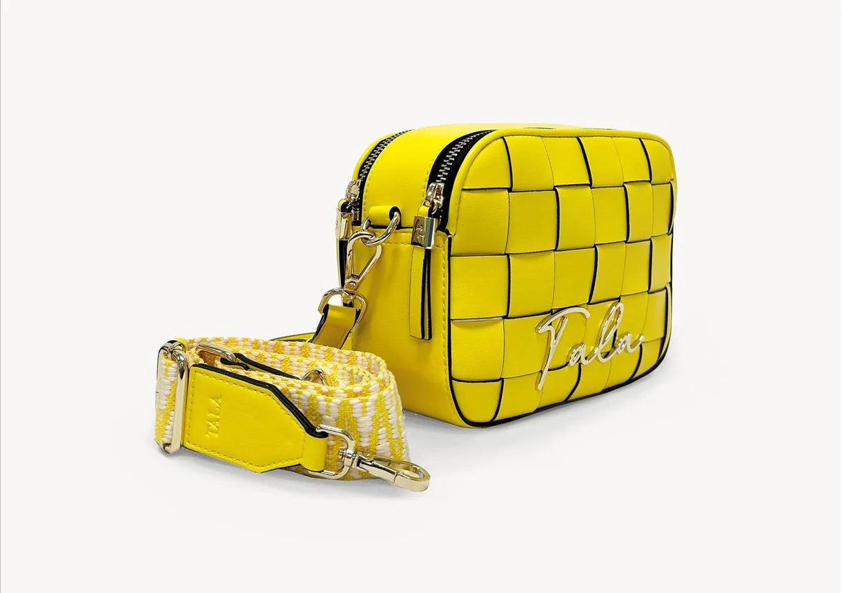 Tala Lifestyle - Georgia Yellow Woven Camera Bag