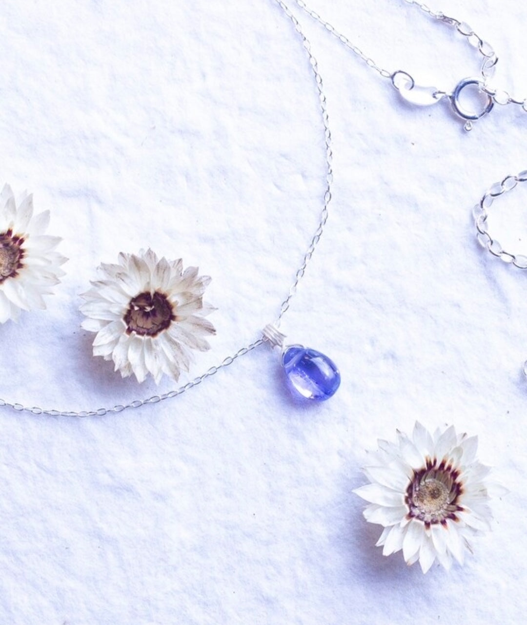 Barely There Gems -  Tanzanite on Sterling Silver