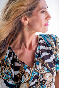 Iconic Ocean Collection - Muriel Blouse Zebra Delight