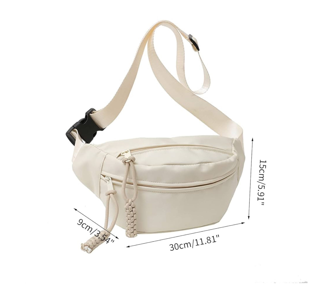 Lara - Oxford Cloth Crossover Body Bag