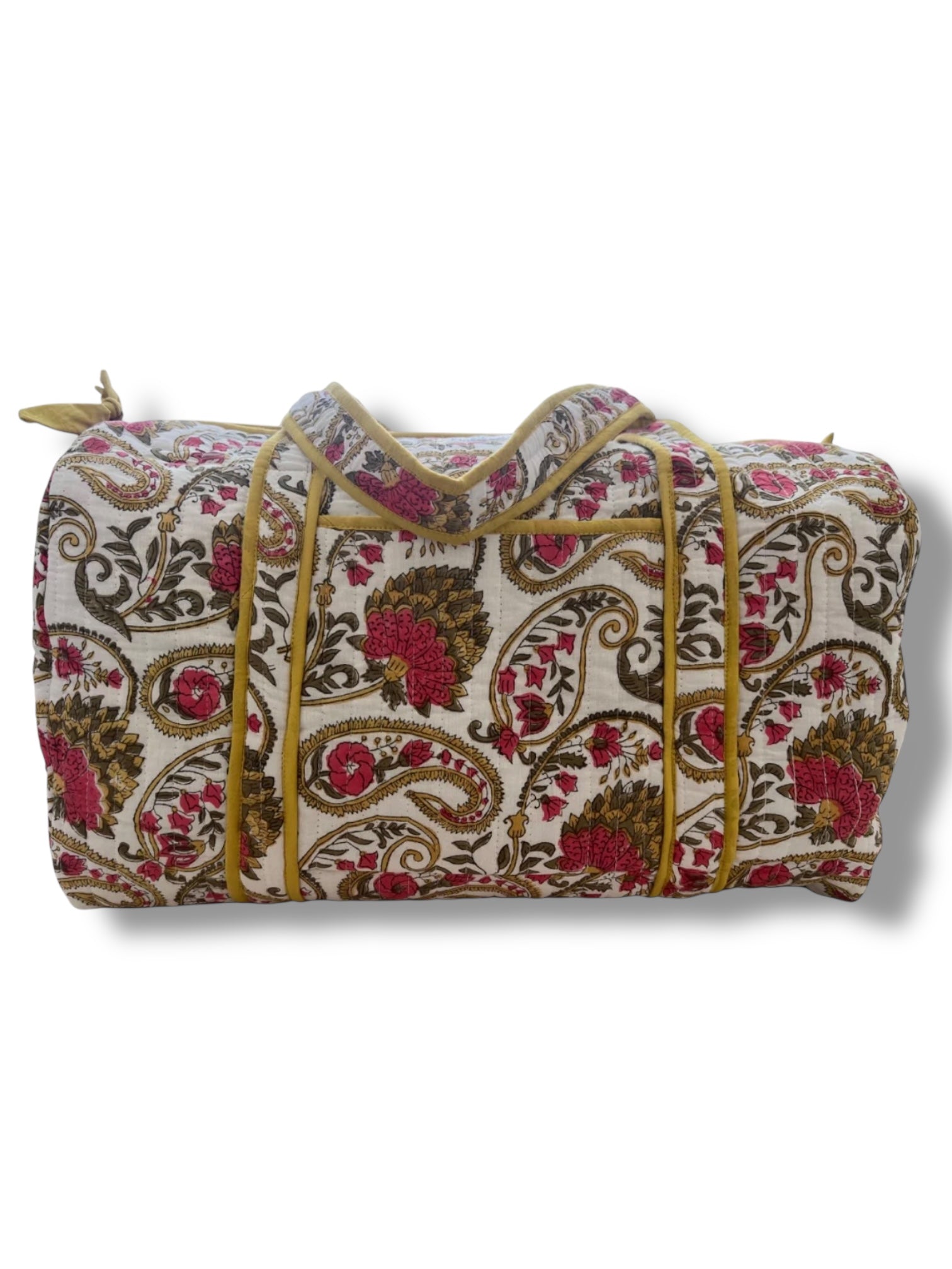 Pink Protea - Quilted Duffel Bags