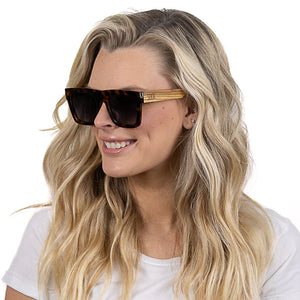 SOEK - ROCCO TORT l Black Polarised Lens l Walnut Arms