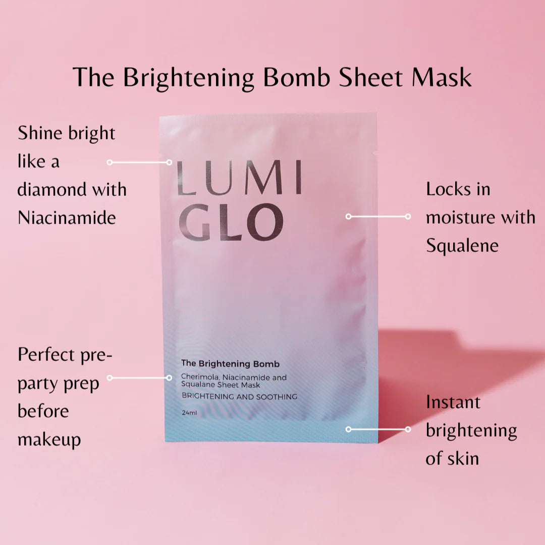 Lumi Glo - The Brightening Bomb Sheet Mask