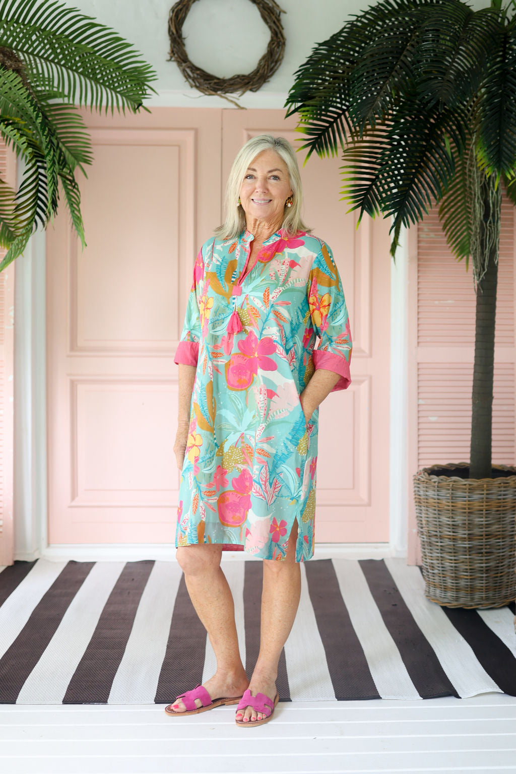 Frock ń Roll - Tina Tassel Dress | Pink Bloom