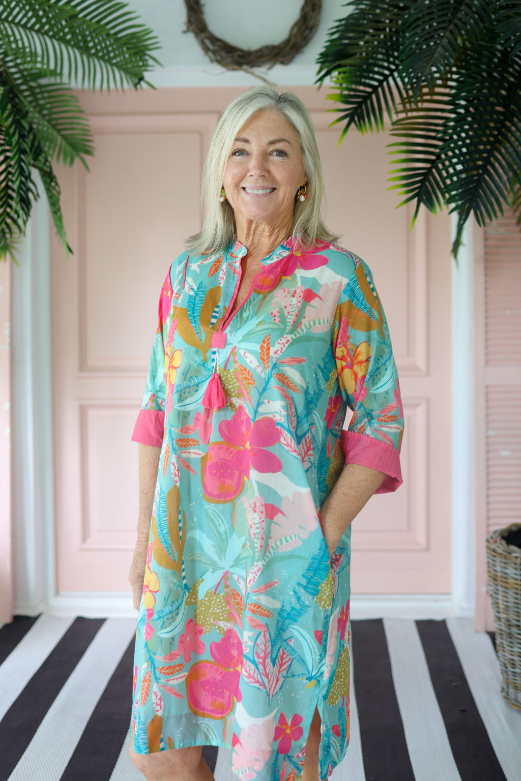 Frock ń Roll - Tina Tassel Dress | Pink Bloom