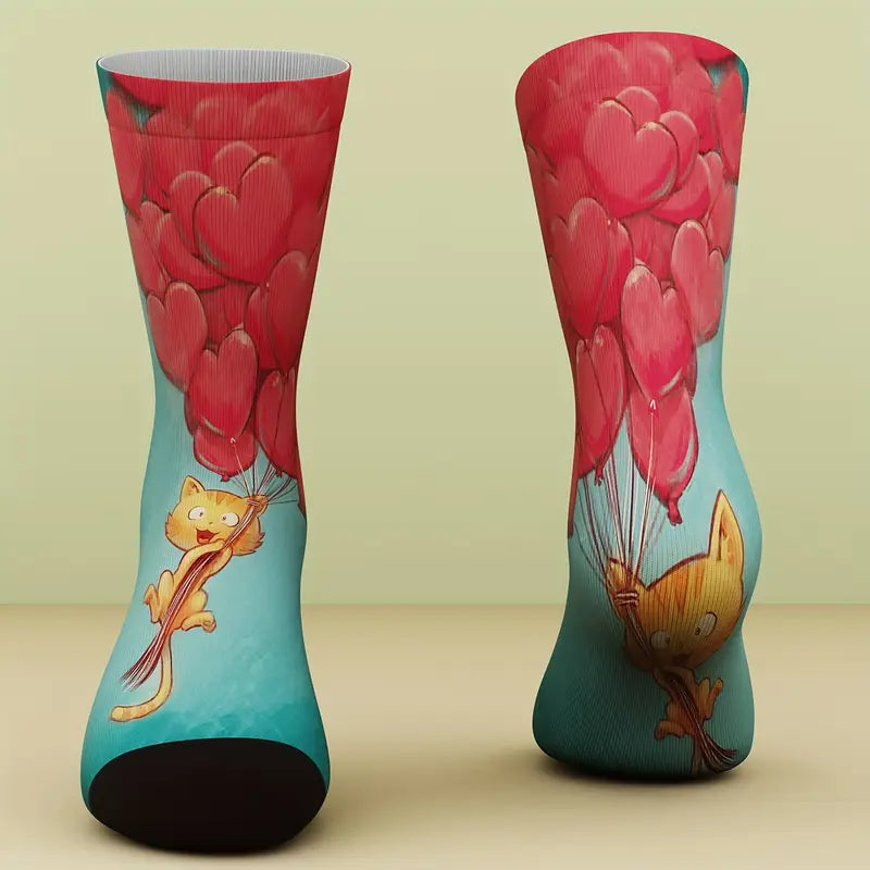 Sole Mates - Bamboo Blend Unisex Socks | Floating on Love