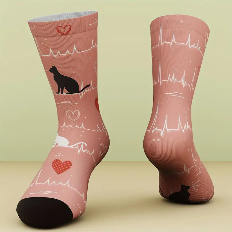 Sole Mates - Bamboo Blend Unisex Socks | Cat Beat
