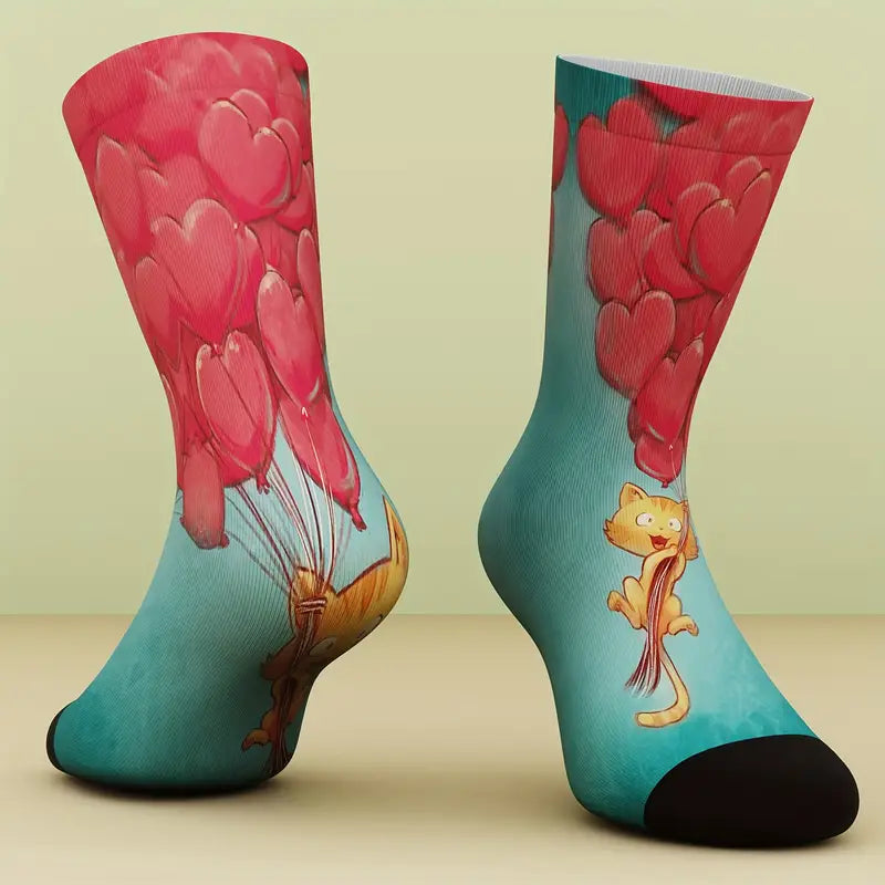 Sole Mates - Bamboo Blend Unisex Socks | Floating on Love