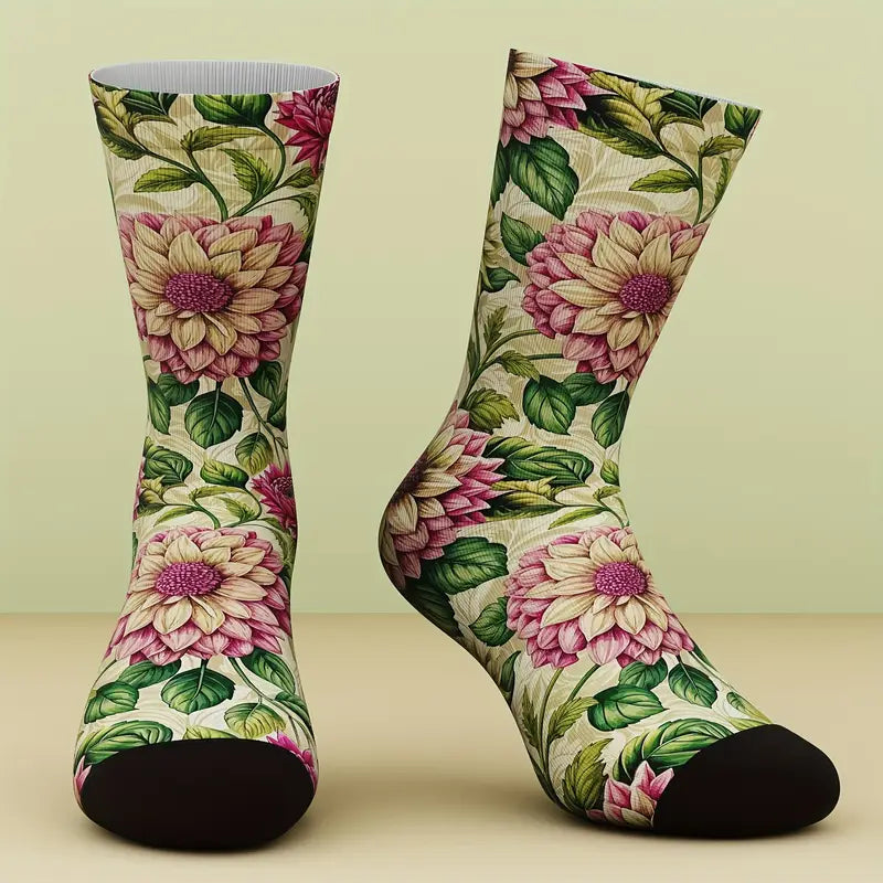 Sole Mates - Bamboo Blend Unisex Socks | Flower Power