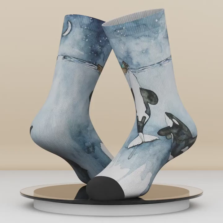 Sole Mates - Bamboo Blend Unisex Socks | Hello Orca