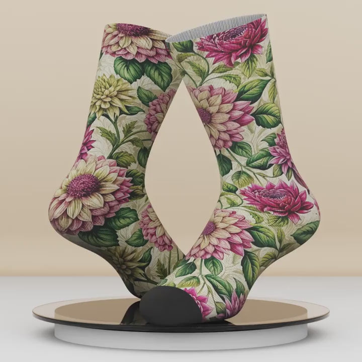 Sole Mates - Bamboo Blend Unisex Socks | Flower Power